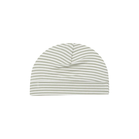 Desert Green Stripe Beanie Hat 0-3 months