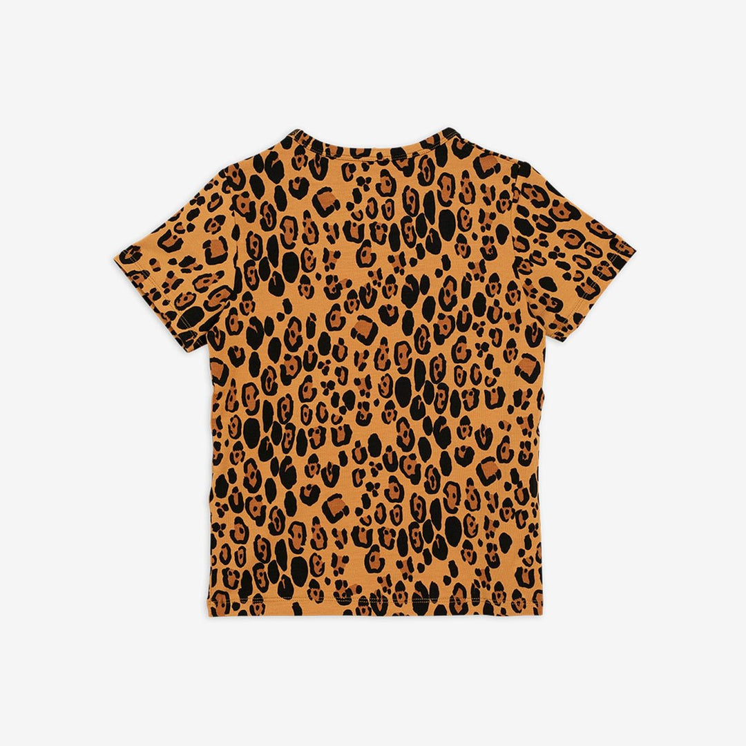 Beige Basic Leopard S/S Tee
