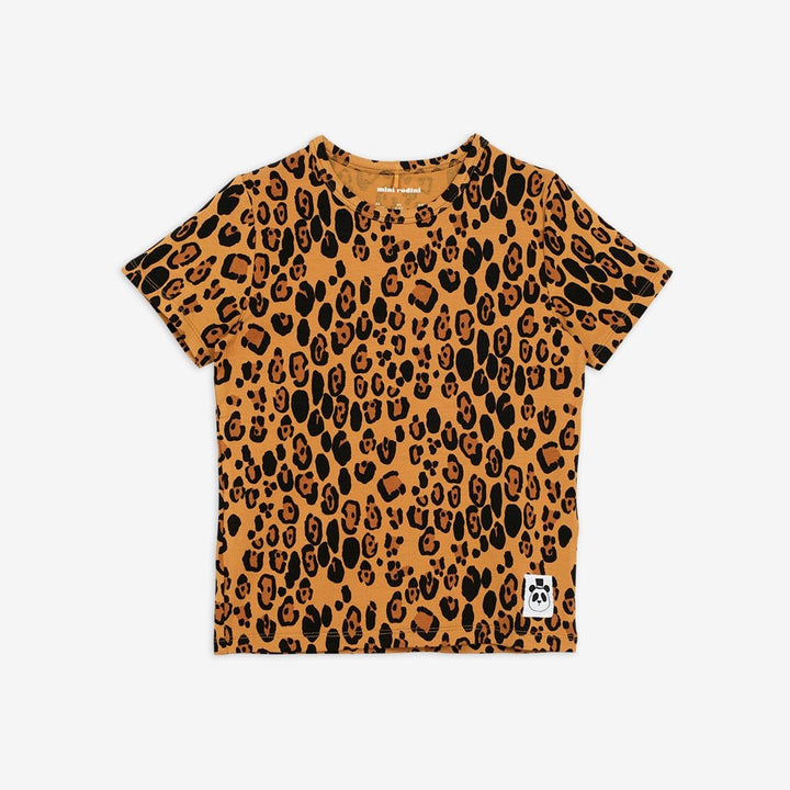 Beige Basic Leopard S/S Tee