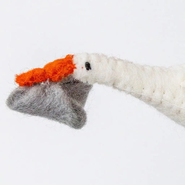 Stork Felt Ornament