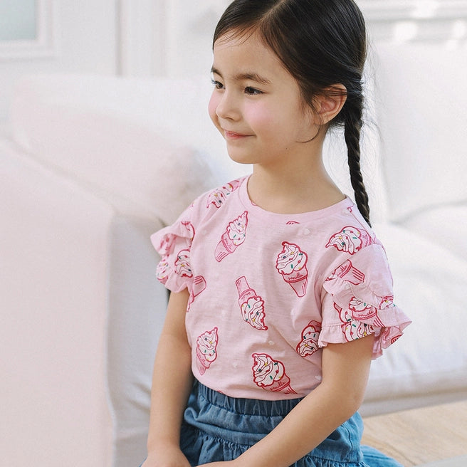 Sweet Ice Cream Cone AOP Tee