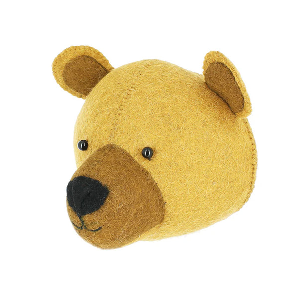 Mini Bear Cub Wool Mount