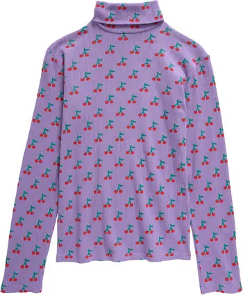 Cherry All Over L/S Turtleneck