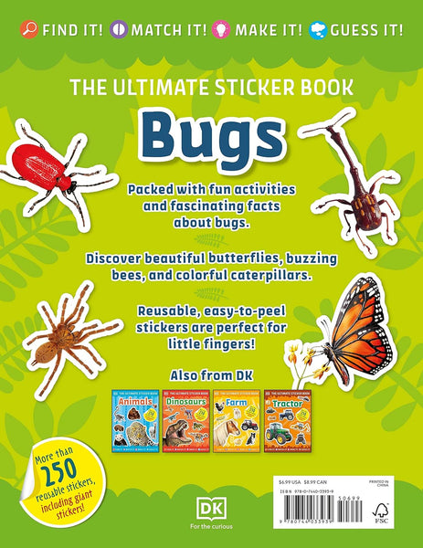 The Ultimate Sticker Book: Bugs