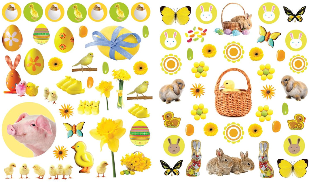 Eyelike Easter: 400 Reusable Stickers