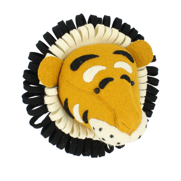 Medium Tiger Wool Mount