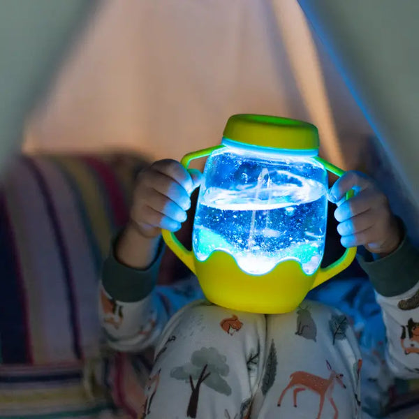 Yellow Sensory Play Jar