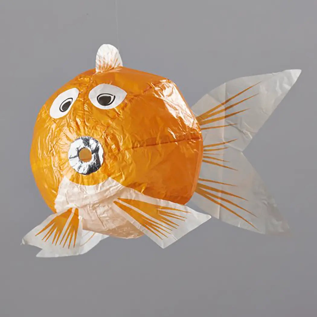 Orange Fish Japanese Paper Balloon