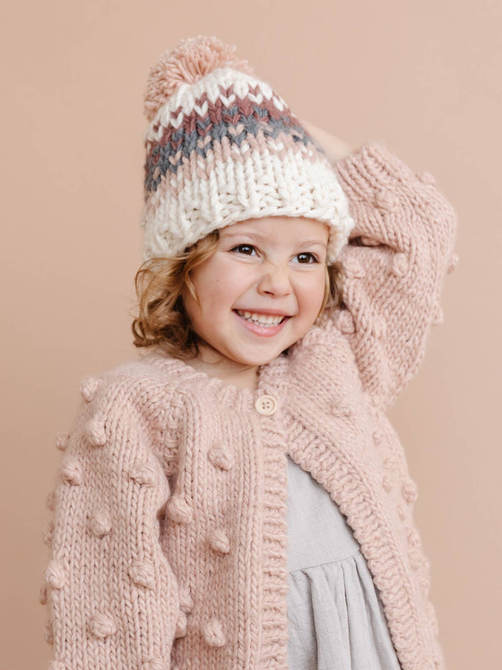 Blush Popcorn Cardigan