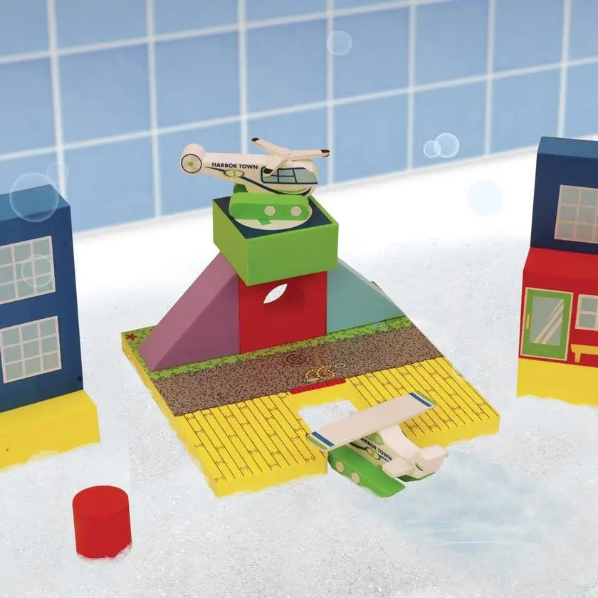 BathBlocks Floating Airport Set