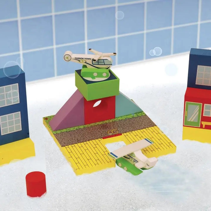 BathBlocks Floating Airport Set