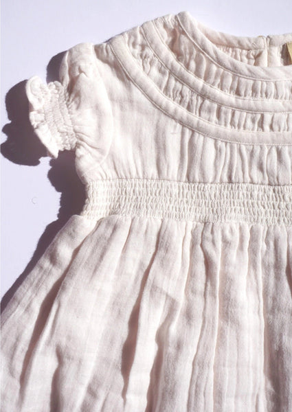 Willow Cream Organic Muslin Dress
