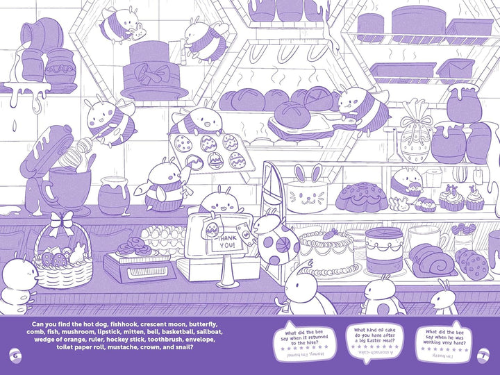 Glitter Easter Hiddn Pictures Puzzles