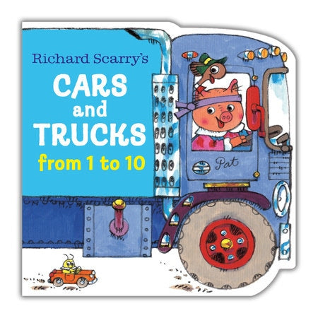 Richard Scarry's Cars and Trucks from 1 to 10 Board Book