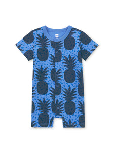 Spotted Pineapple S/S Baby Romper