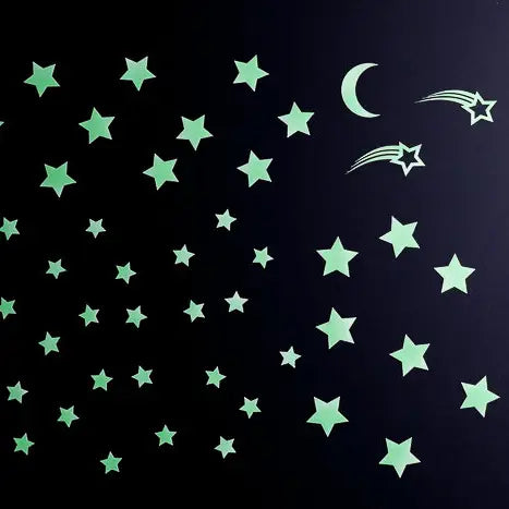 Starry Night Glow Wall Stickers