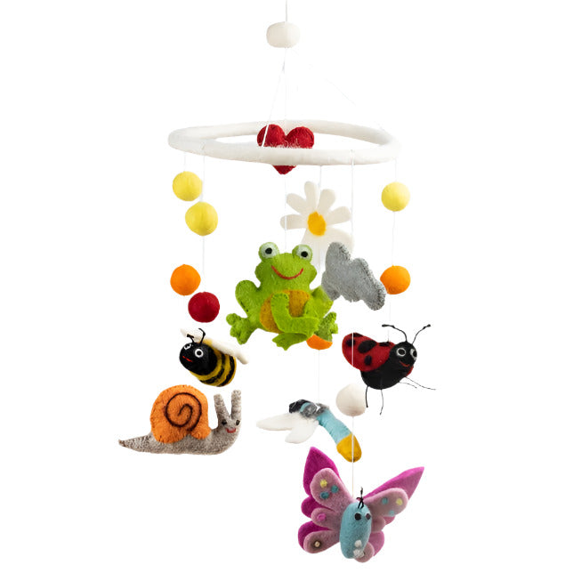 Garden Critters Felt Mobile