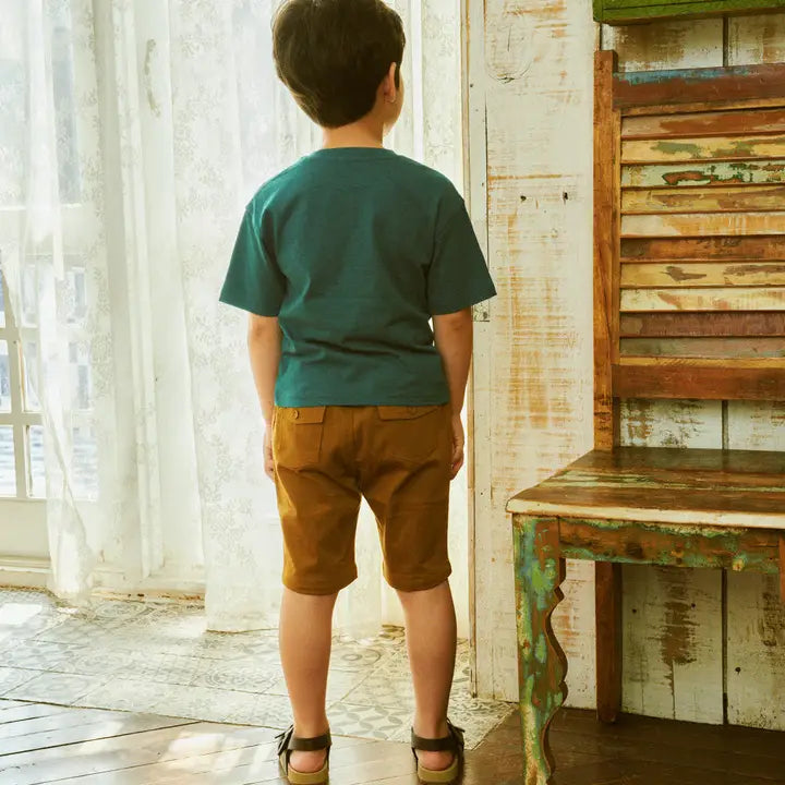 Relaxed Fit Stretchy Bermuda Shorts