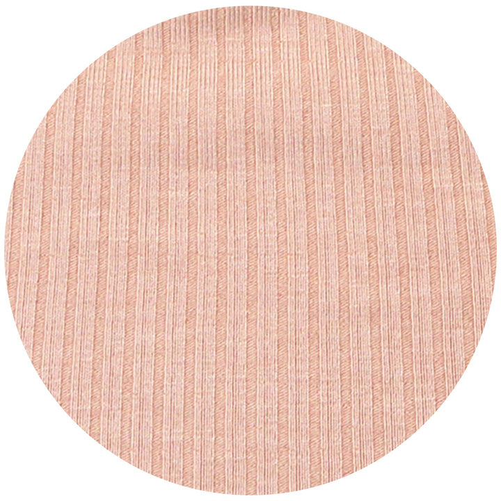 Audrey Pink Ribbed Knotted Gown  newborn-3 months