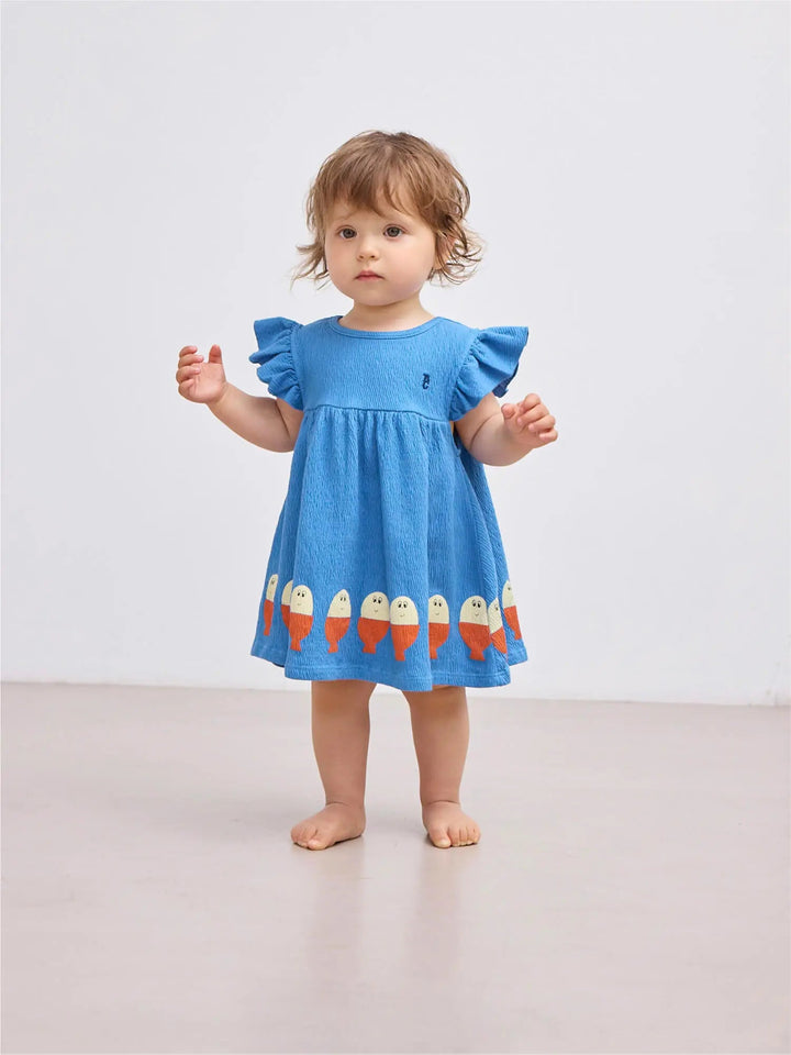 Morning Egg Ruffle Dress