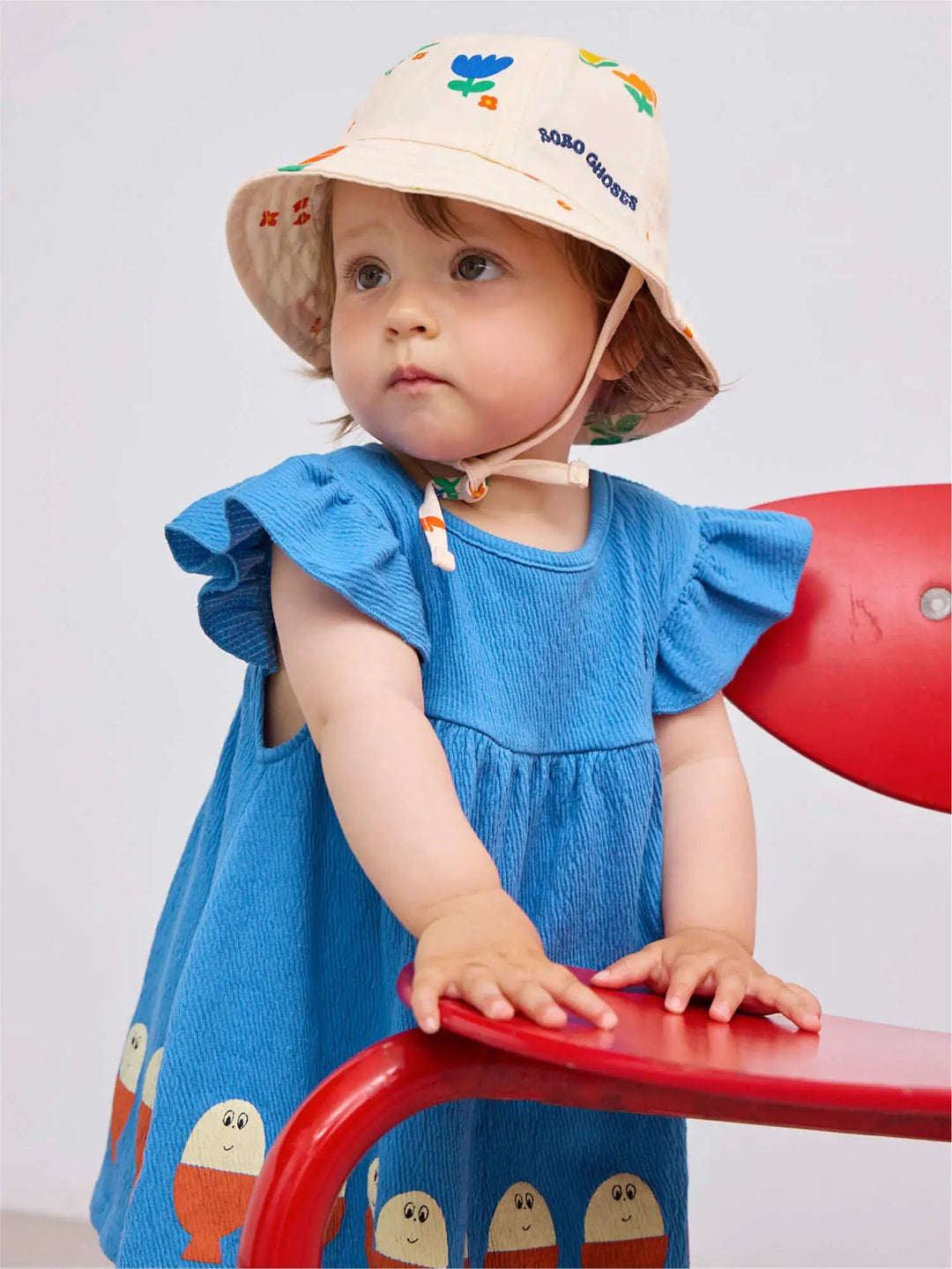 Morning Egg Ruffle Dress