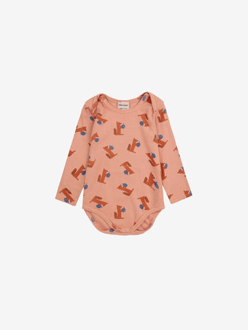 Baby Hungry Squirrel AOP Bodysuit