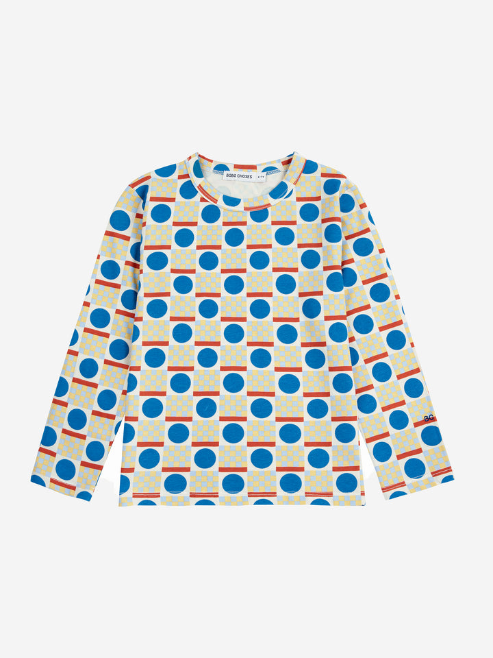 Geometric Scacs AOP L/S Tee