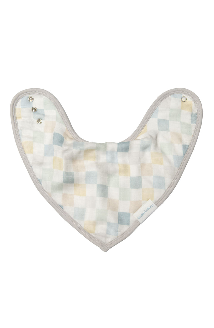 Muslin Bandana Bib Set - animal puzzle