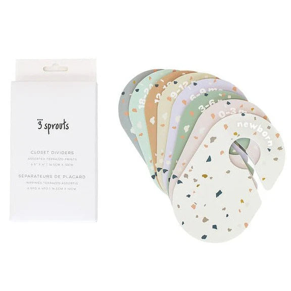 Terrazzo Baby Closet Dividers (Newborn To 24 Months)