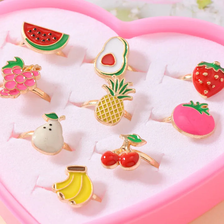 Heart Box Set of Fruit Rings
