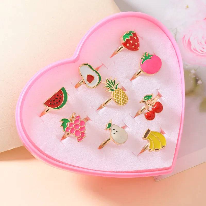 Heart Box Set of Fruit Rings