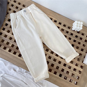 White Canvas Pants