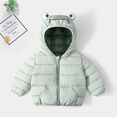 Frog Face Puffer Jacket