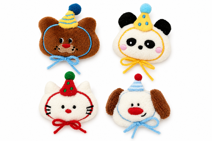 Plush Party Pin