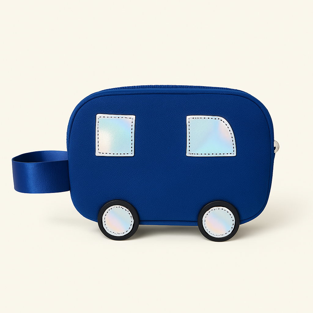 Blue Car Crossbody Bag