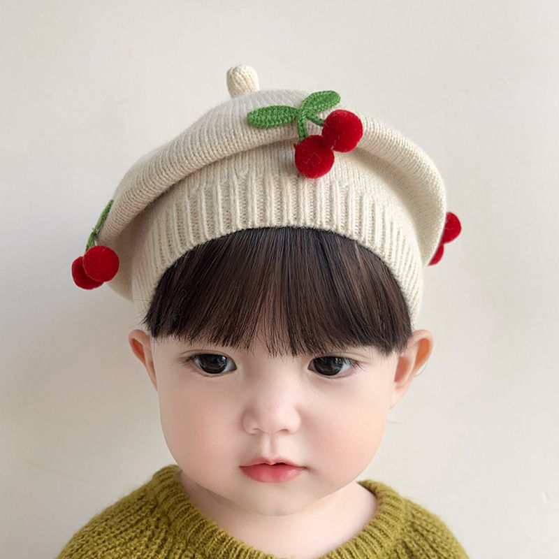 White Cherries Beret (1-3 years)