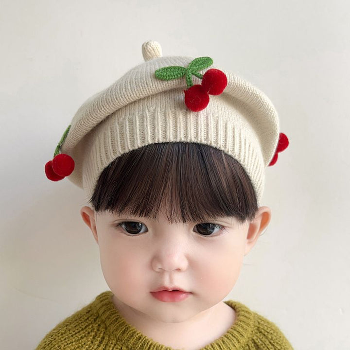 White Cherries Beret (1-3 years)