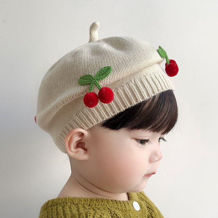 White Cherries Beret (1-3 years)