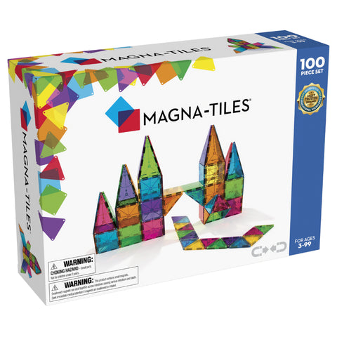 Magna-Tiles Clear Colors 100pc Set