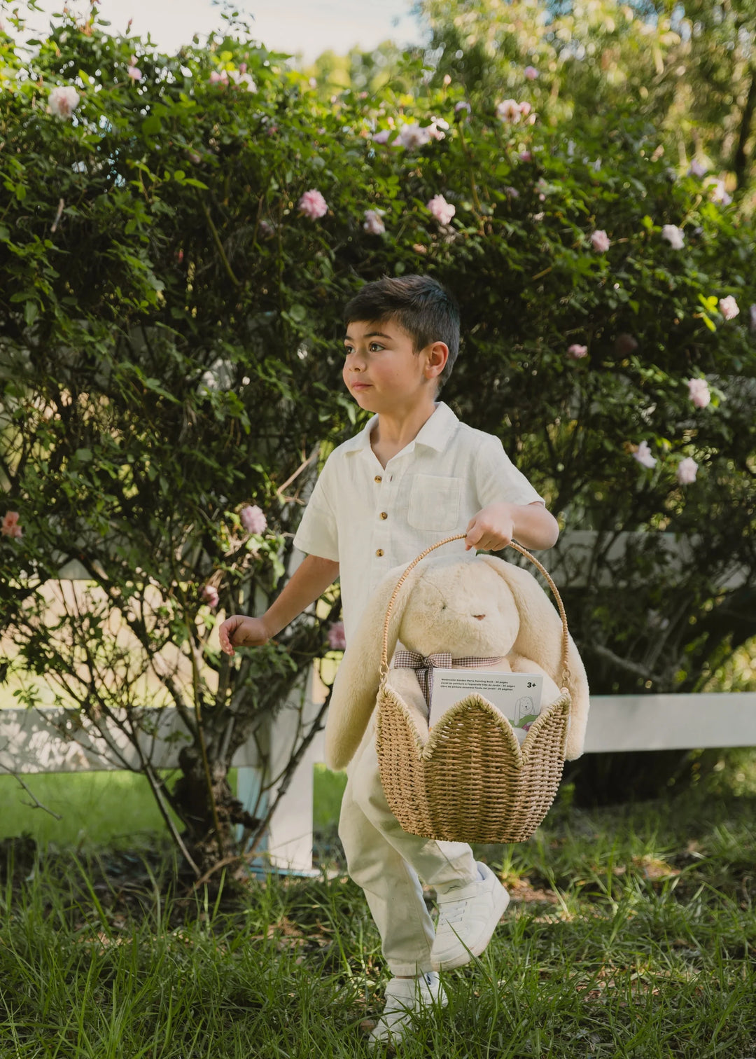 Large Flower Shaped Basket