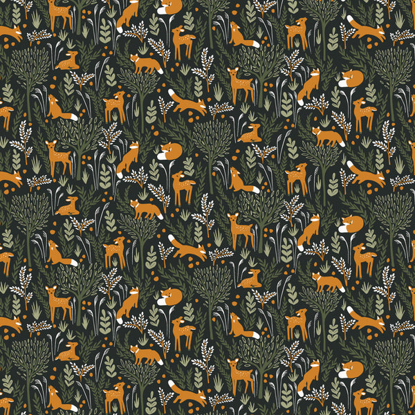 Deer & Foxes Dk Green Lausanne Dress