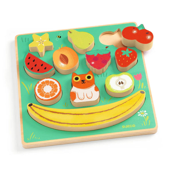 Kitty & Fruit Puzzle Stacker