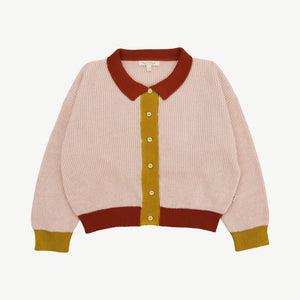 Color Block Kid Cardigan -