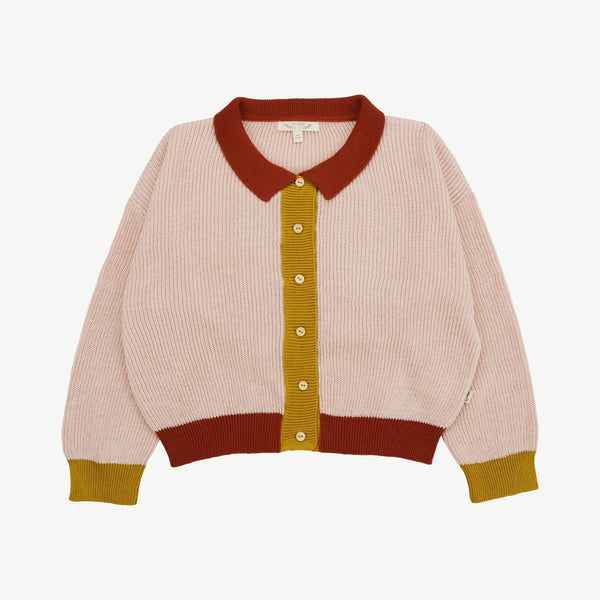 Color Block Kid Cardigan -