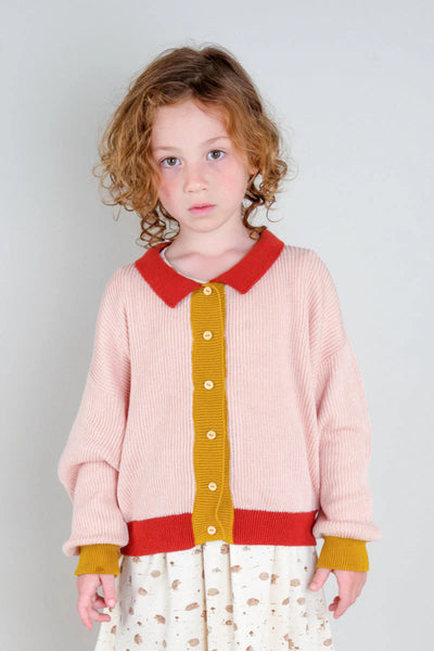 Color Block Baby Cardigan -