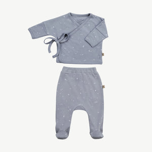 Organic Mushrooms Wrap Top + Pant Set -