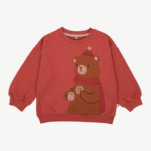 Bjorn Bear French Terry Kid Sweatshirt -