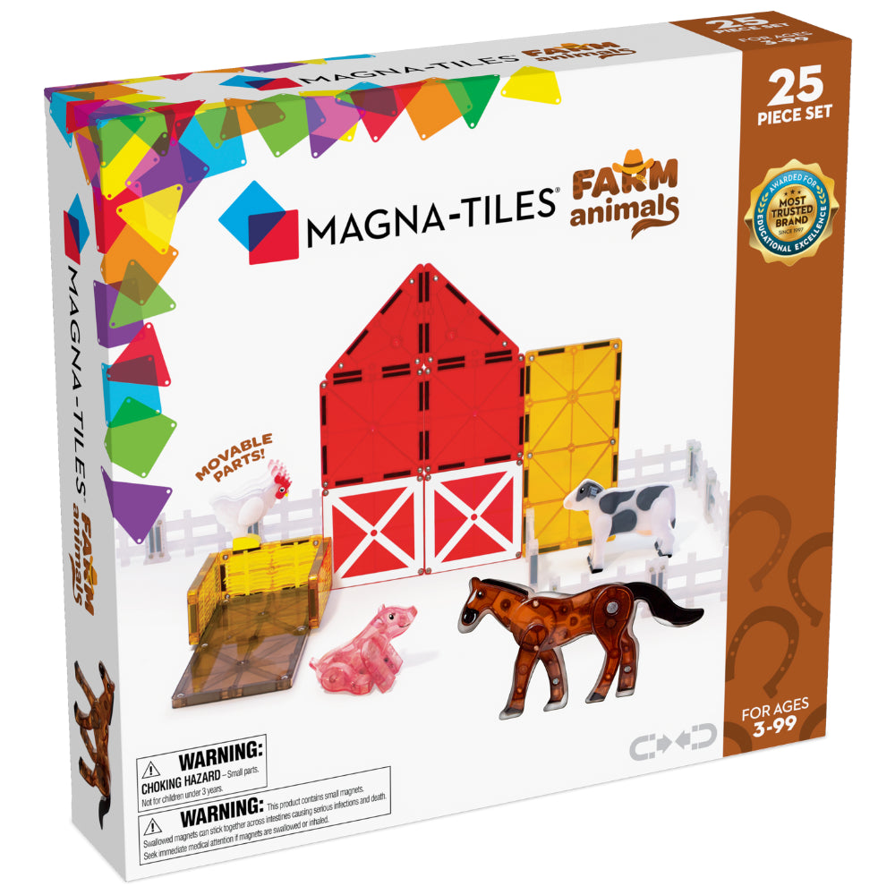 Magna-Tiles Farm Animals 25pc Set