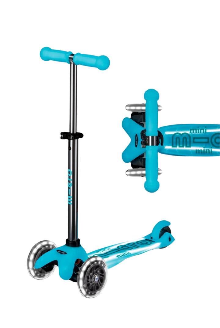 Micro Mini Glow Plus LED Scooter - Glacier Aqua