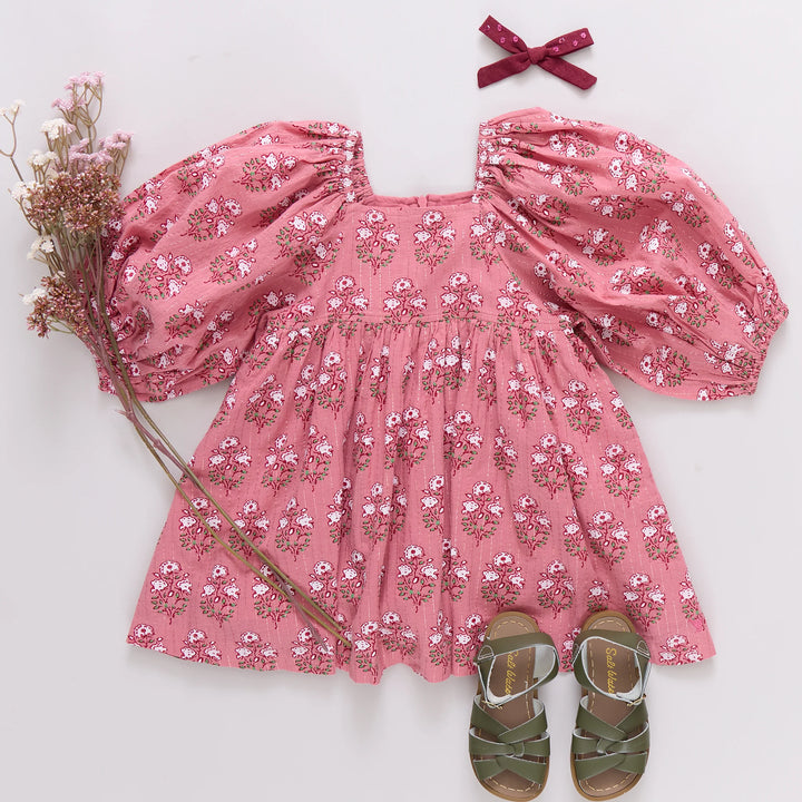 Mary Barrett Dress Pink Starflower